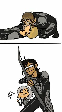 I Would Be Confused If Someone Kissed My Man Too Katniss