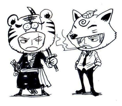 vk.com/club65013001 #nami&rsquo;s character Tiger and fox  Zoro and Sanji Swordman and co