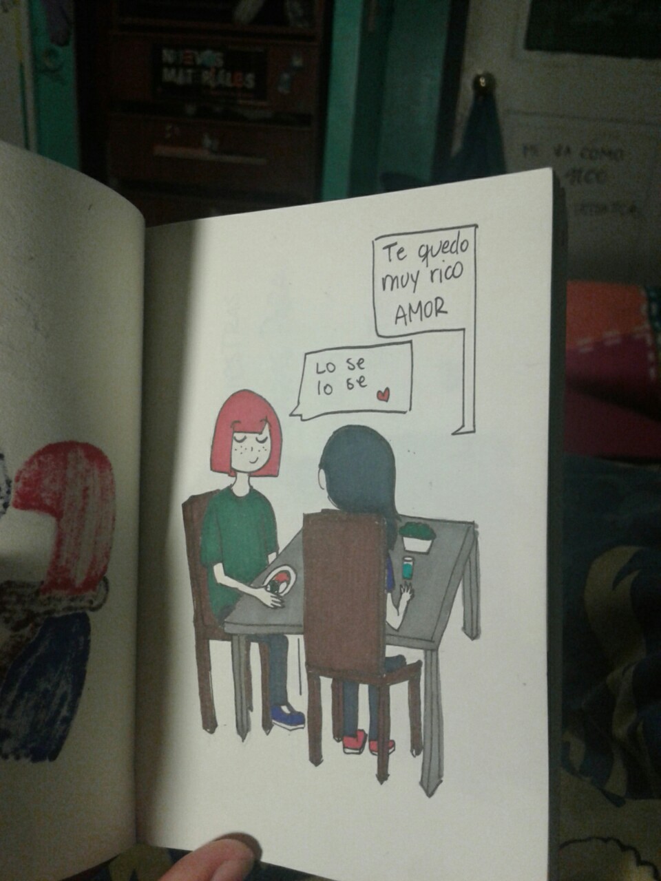 mi-mente-es-un-universo:  dibujos para mi polola, ella no tiene tumblr y quizas nunca