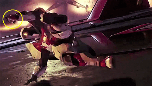 therealbadasshere:  Reddit user /u/Xenobis spotted the Guardian protecting their Ghost when Ghaul kicks them off the ship.I’m gonna cry ;-;(third image provided by /u/Mblim771_Kyle)