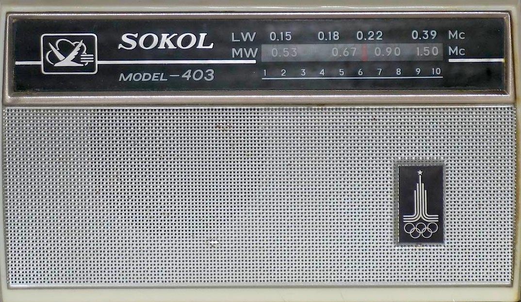 SOKOL Model-403 (Transistor Radio), 1978.