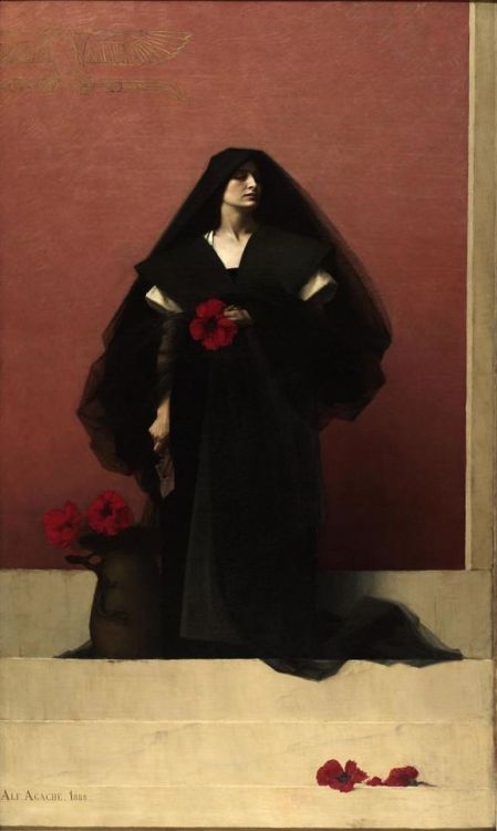“Enigme” by Alfred Agache, 1888