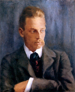 Portrait of Rainer Maria Rilke, 1901 by Helmut Westhoff 