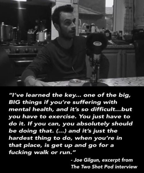 gilgunized:#worldmentalhealthday “I’ve learned the key… one of the big, BIG things if you’re sufferi