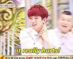 baekhyu-n:  baekhyun bravely step forward to try because he had learnt hapkido when