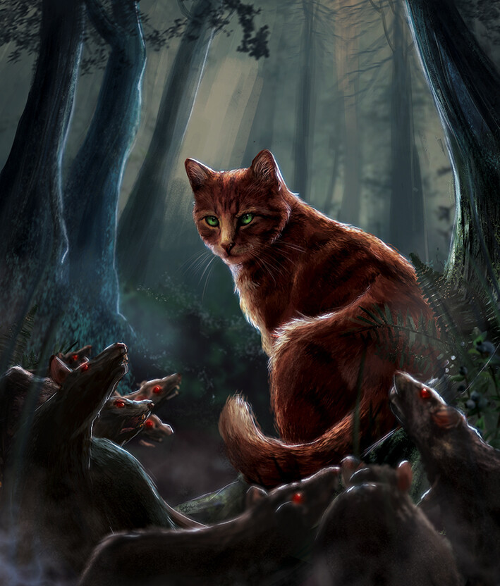 feral about these cats — warriors-official-art: Warriors: Into the Wild