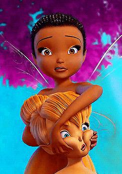 tianasweets:   Elevate her legs! No, wait! I mean the head! Wait, okay, if she’s red, raise the head, if she’s pale, raise the tail.  Does she look pale or red? She looks squished.  Iridessa (voiced by   Raven-Symoné) in Tinkerbell (2008) 