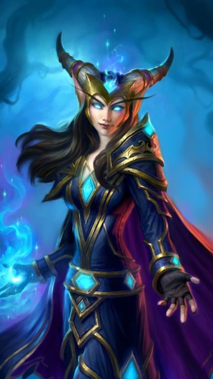 Beautiful, magican, warrior, hearthstone: the witchwood, 720x1280 wallpaper @wallpapersmug : https:/