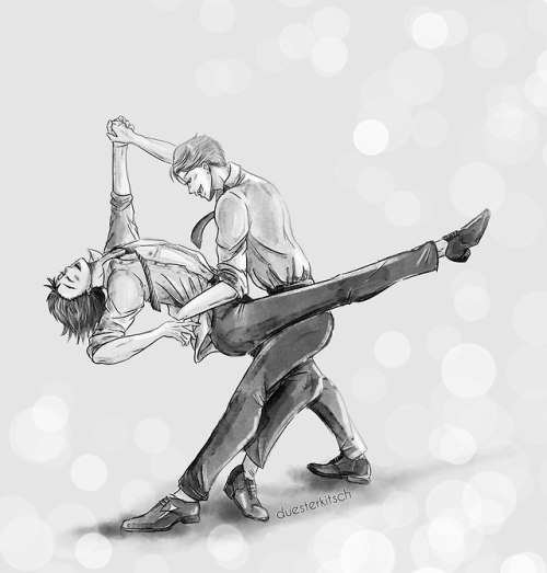 duesterkitsch: “Dance with me!” ～(◍•ᴗ•◍)～♡ I did this one rather spontaneously