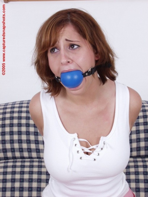 gaggedalexis: sensualhumiliation: Silenced! This is as large a non-photoshopped ballgag that I can e