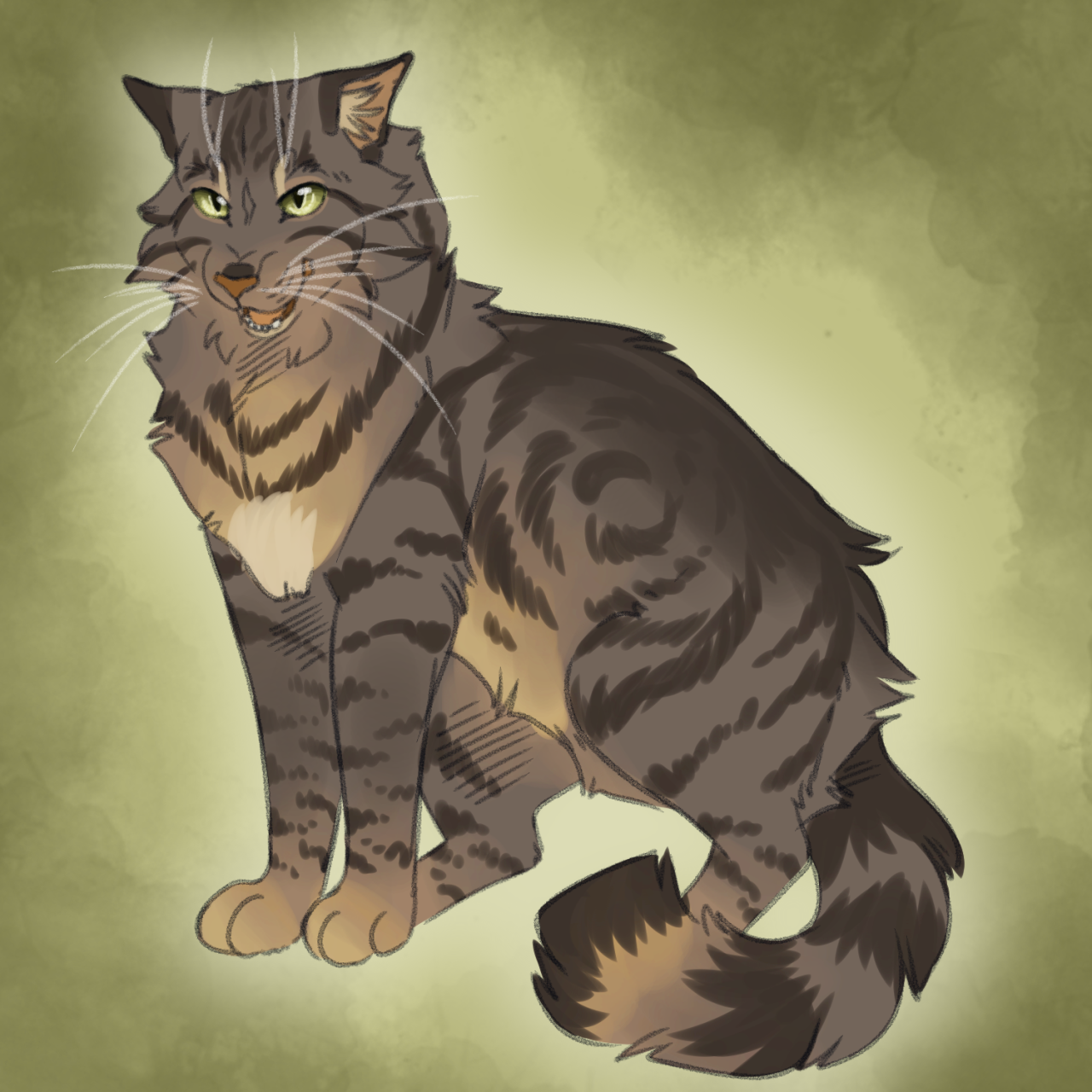 Slugs genetically accurate cats — Tigerstar 2 (Classic black tabby with low  white
