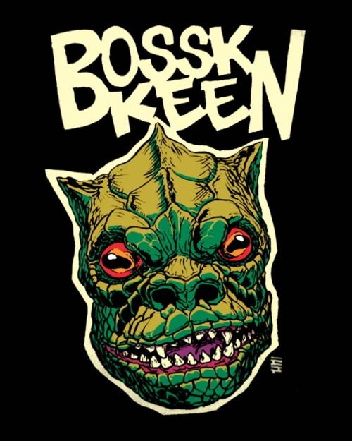 Bossk Keen, 2014. #bossk #bosskeen #starwars #bountyhunter #drawing #illustration (at Long Beach, Ca