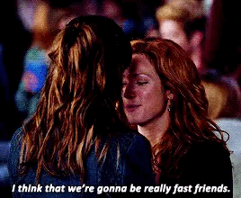dontlivetoofast: How every bechloe shipper feels right now  Yep.