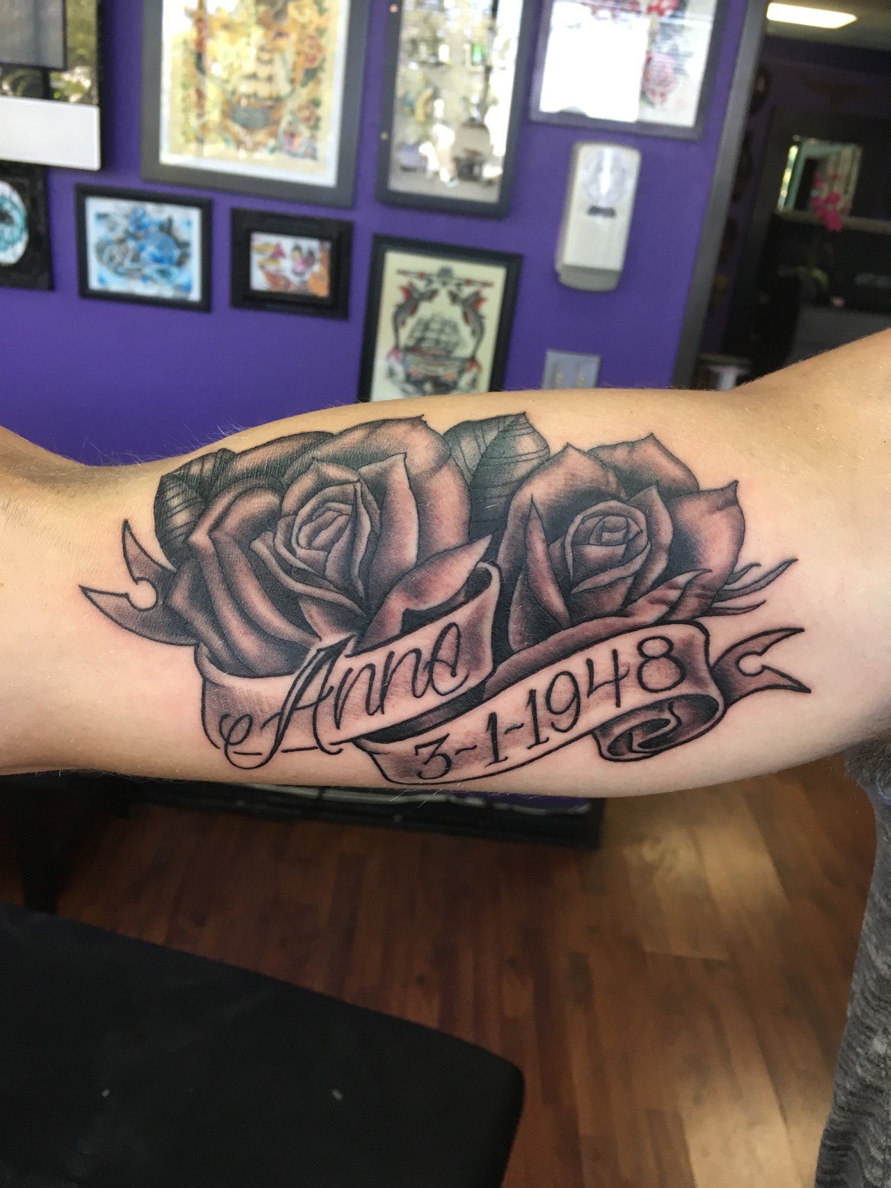 Memorial Tattoo for my Grandmother  YouTube