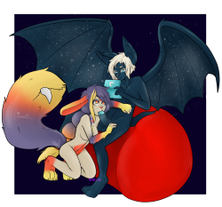 YCH HELE AND NIGHTSWINGfor Little-mouse and NightSwing