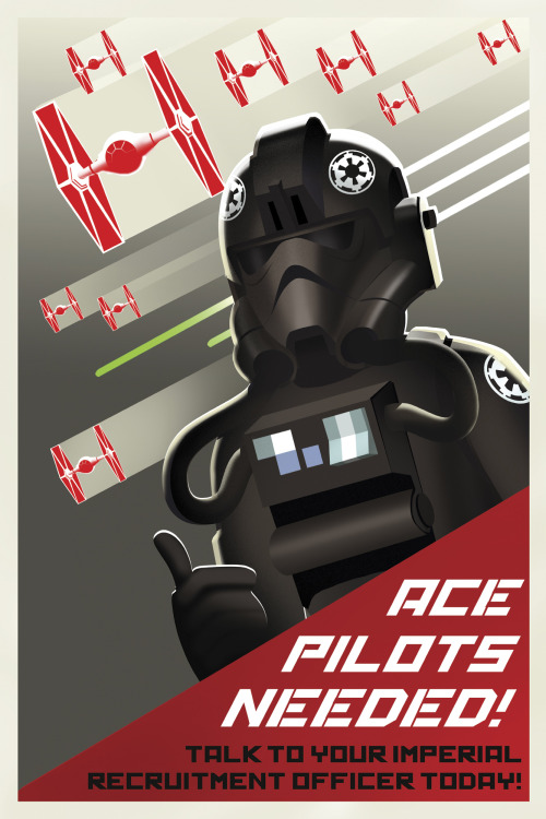 starwars:  To celebrate the upcoming Star Wars Rebels, Lucasfilm and Disney XD sent out these limited edition Imperial propaganda posters by Amy Beth Christenson to 2,500 lucky people.