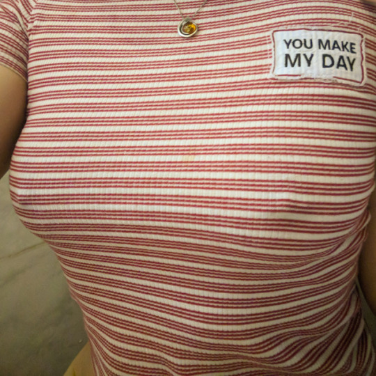 widehips-visiblenips:  Yes I’m peeing but this top is cute 