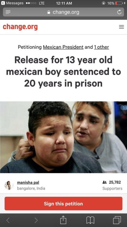 blackness-by-your-side:Omg this kid doesn’t deserve 20 years in prison for protecting his own mother