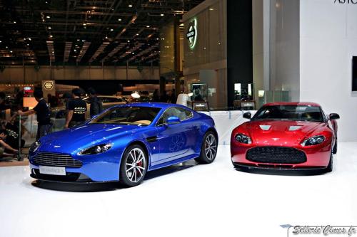 A beautiful duo of V8 and V12 Zagato / For more informations, please visit www.astonmartin-zagato.ne