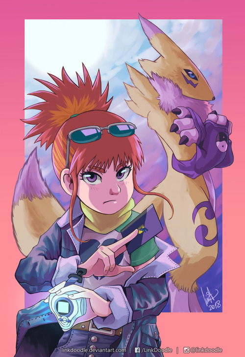Ruki &amp; Renamonfrom Digimon Tamers