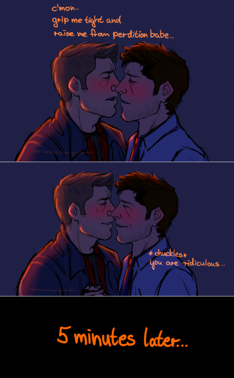 caswatchesoveryou-artblog: Happy Birthday AND Happy Anniversary Cas..❤️ as promised i finished it a 