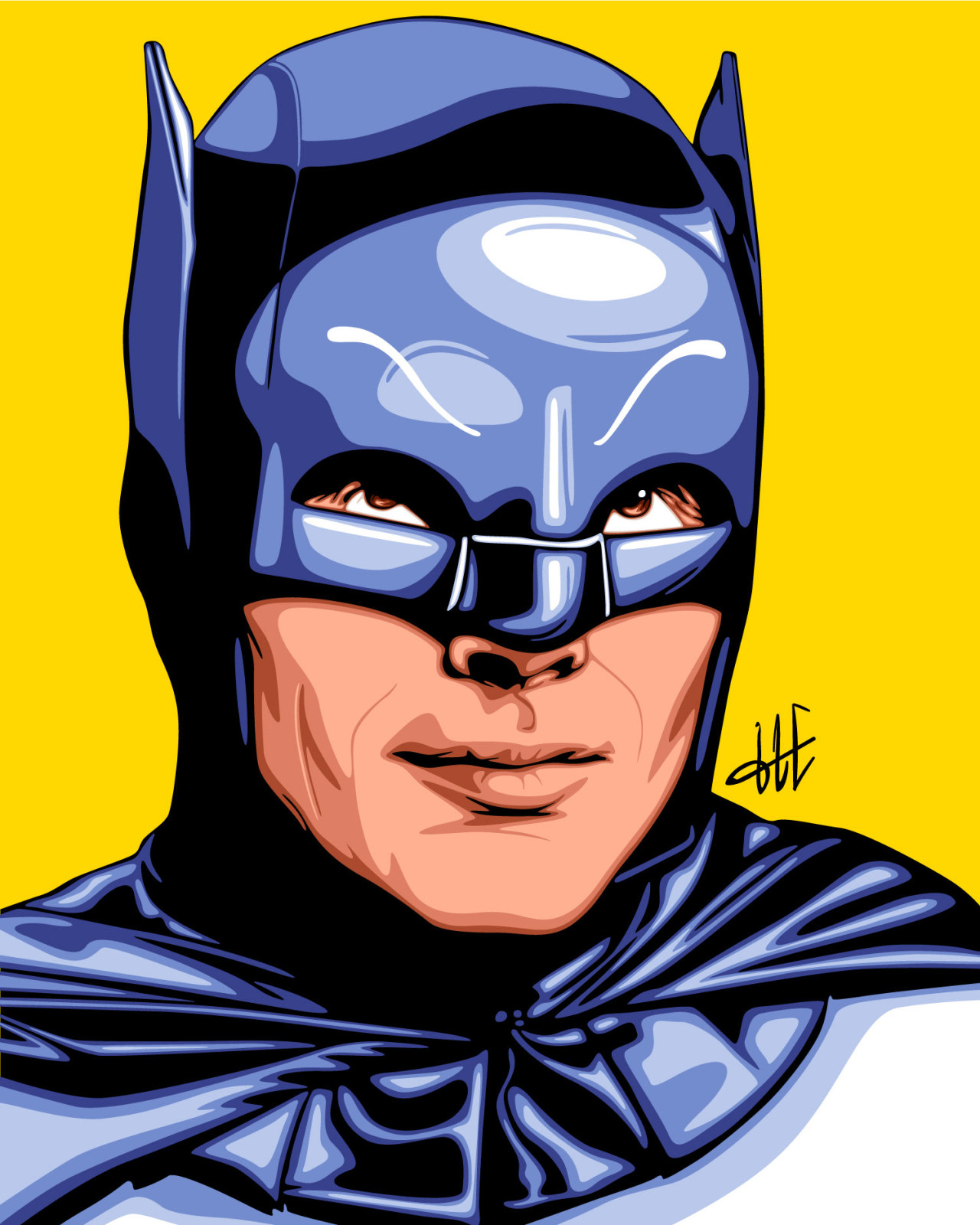 BATMAN NOTES — Adam West - Batman by Harun Elibol