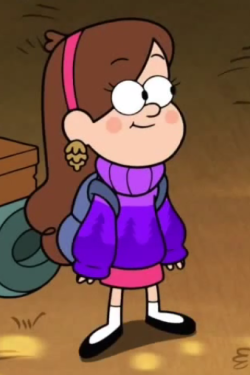 zabsofnightvale:  in honor of bi awareness day here’s a mabel in the colors of the bi flag