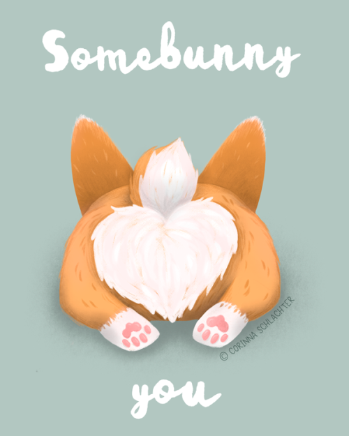 Happy Friday!A new punny corgi / easter themed design (available in my stores on Tees, mugs and  man