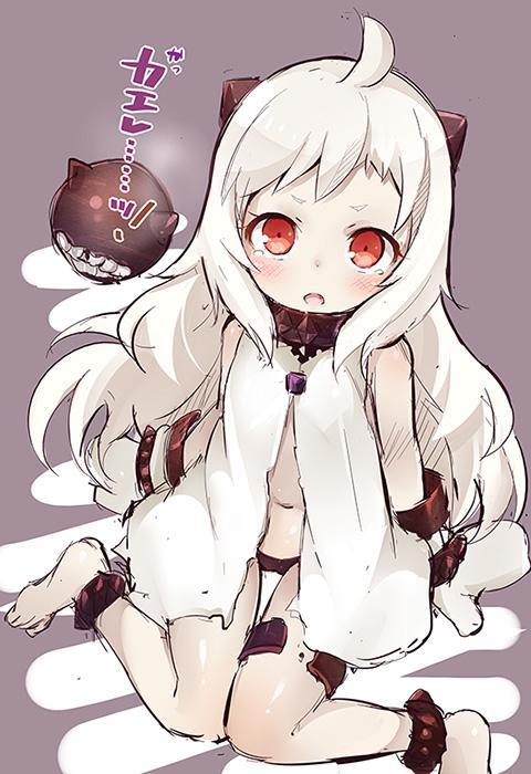 fileth:  Twitter / maru_roku: いまいち眠れないので落書き。北方棲姫ちゃん