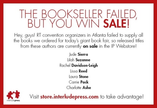 interludepress:If you couldn’t get a copy of one of our books st #RT17, we got you covered.