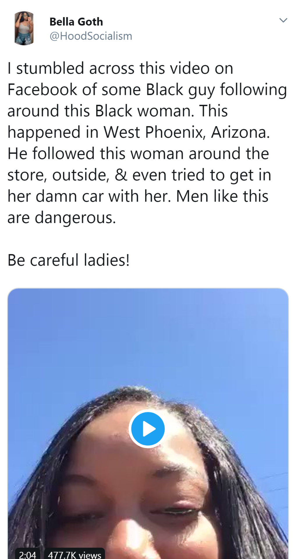 thatpettyblackgirl:   She stated in her comment section that she’s safe &amp;