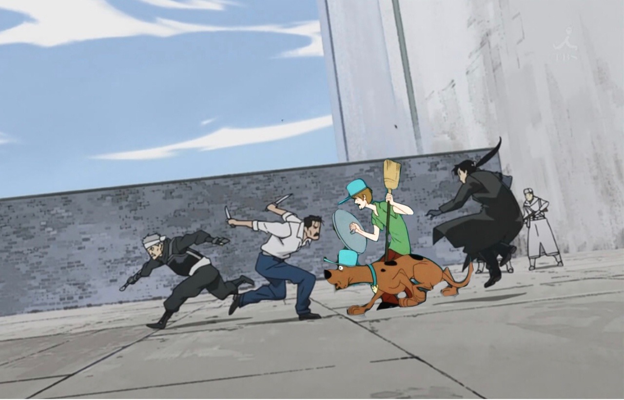 drrockbell:  “Scoob, like we gotta fight the homunculi man!” 