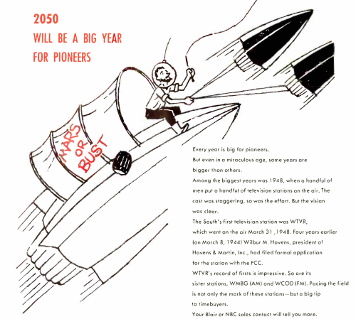 “2050 will be a big year for pioneers” (1950)
