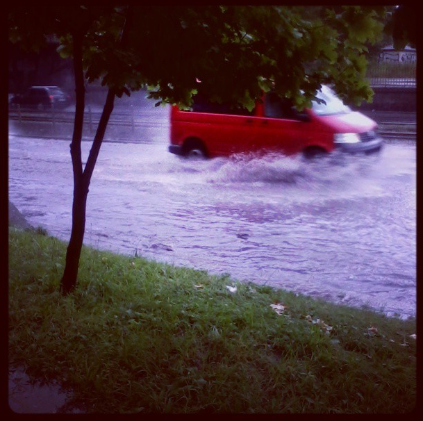My rive- I mean street just an hour ago. Welp