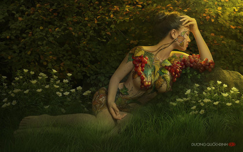 namk1:  body painting duong quoc dinh 