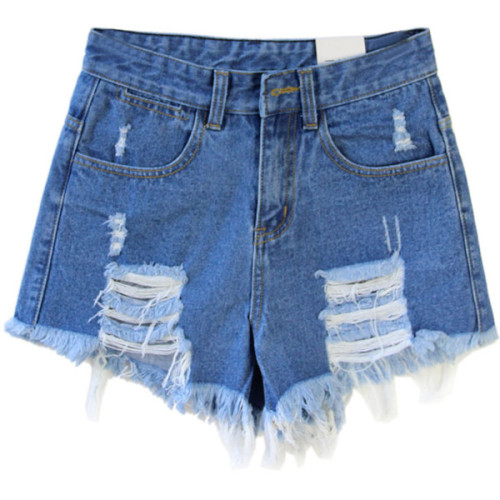 High waisted cut off jean shorts