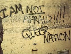 lgbt-history-archive:  Queer Nation graffiti,