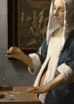  Johannes Vermeer, Woman Holding a Balance (detail), ca. 1664 (x) 