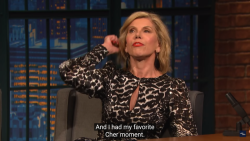 thexfilesbabe: cher greeted christine baranski in the exact way she deserves