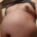 gainerburr:Stuffed belly!I had a hamburger, 20 nuggets, some fries, a chocolate milkshake