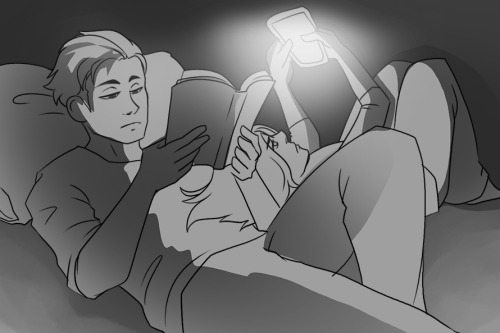 junkdoesart: January 11 || Day 5: Stay Close to Me Option A: Favorite Ship.Didn’t manage to pull off a proper illustration for this, so have a bunch of otayuri sketches. Yuri uses his (incredibly patient) boyfriend as furniture. 