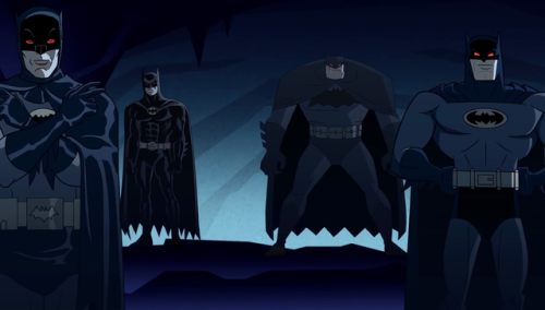 monzo12782: Composited a panorama of the evil Batman robot line-up from Darwyn Cooke’s 2014 Batman B