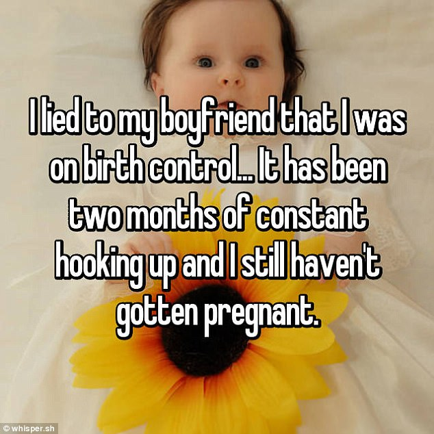 People reveal why they lied about using contraceptives