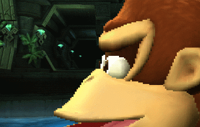 stevraybro:  suppermariobroth:  Playing Donkey Kong Country Returns, one might notice that although the environments are in 3D, whenever DK and Diddy would pass through a platform, they appear to be floating in front of it instead. This is because DK