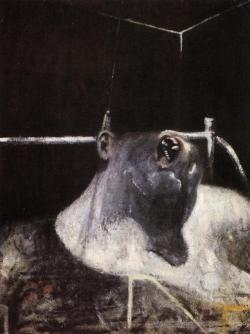 blackpaint20:  Head I by Francis Bacon, 1948