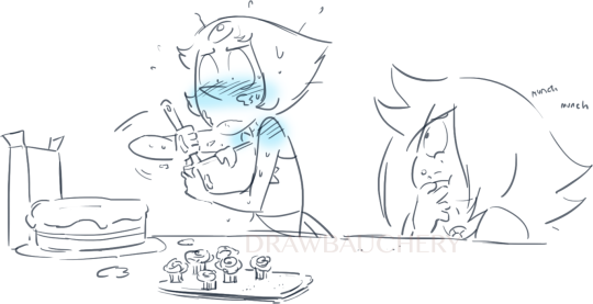 Gem Heat AU- Pearl Runs Out Of Flour