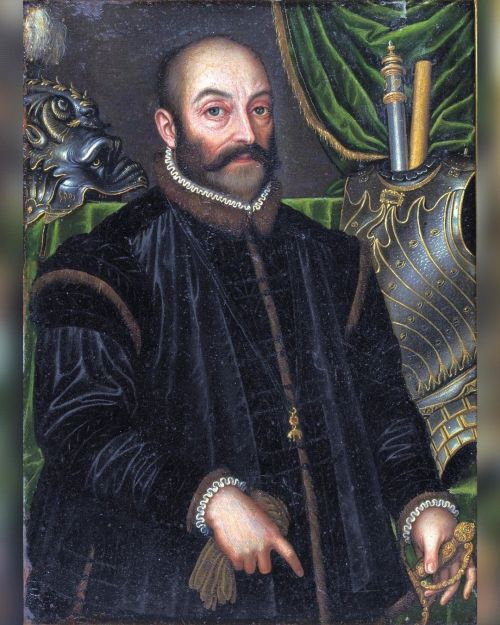 ⚜️GS⚜️ Guidobaldo II della Rovere, Duke of Urbino (1514–1574), With his Armor by Filippo Negroli. It