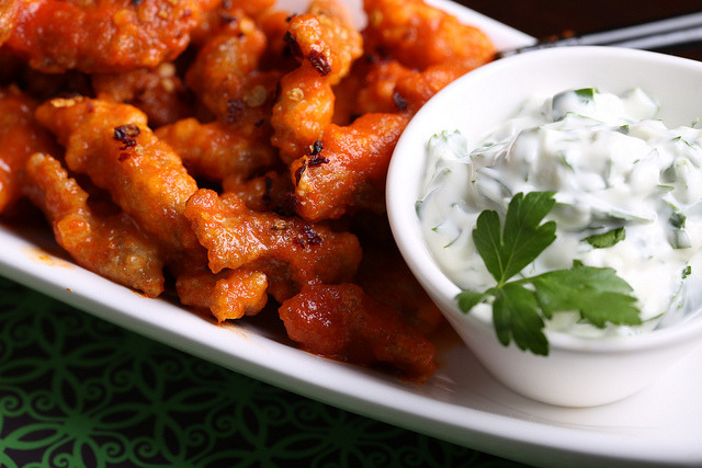 im-horngry:  Vegan Buffalo Wings - As Requested!