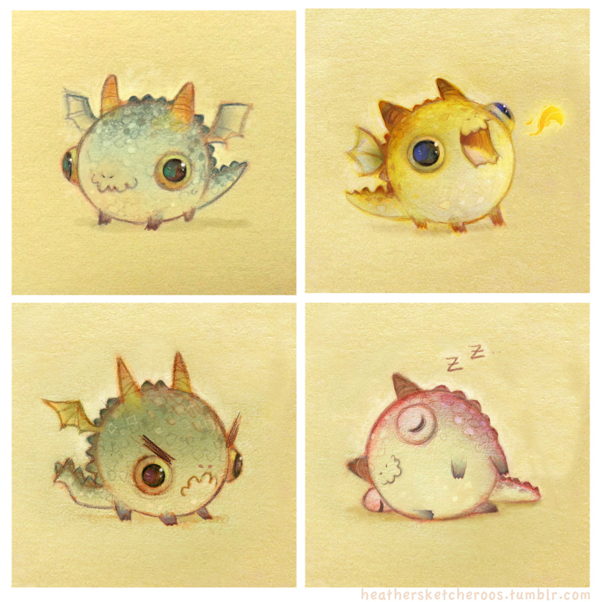heathersketcheroos:  Got a few requests for prints and compilation posts of these