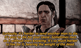 cressus:Mercy is a strange creature. They say the sword that struck Andraste was mercy. Your mercy i